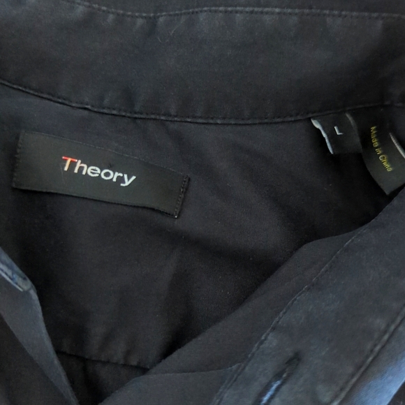 Theory Men's SylvainGood Cotton Shirt - Picture 8 of 9